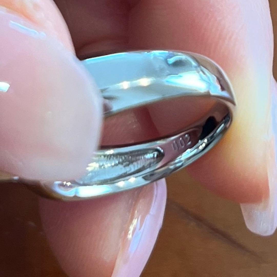 プラチナオニキスダイヤモンドリング　約12.5号