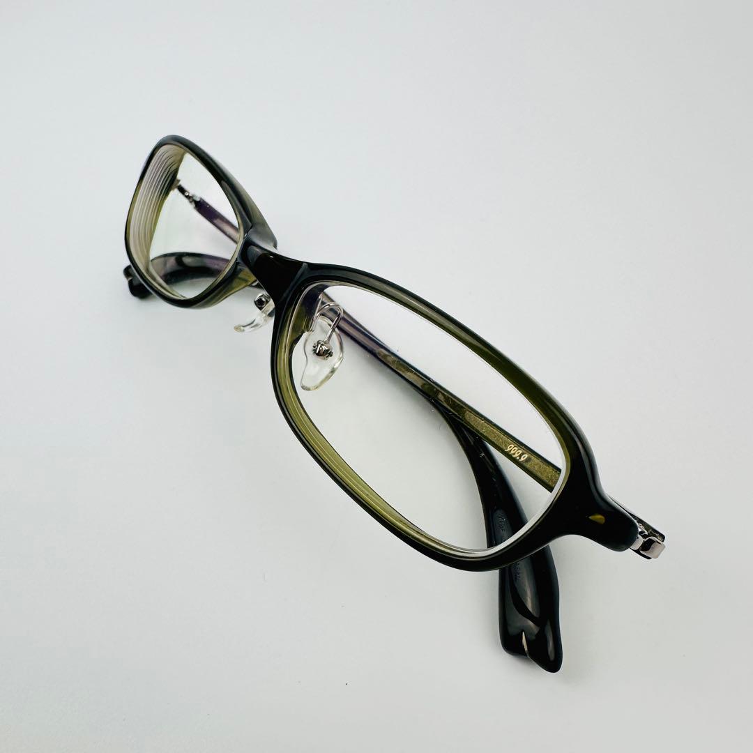 フォーナインズ　度あり眼鏡　クリアブラック　ケース付　NP-13 52-18