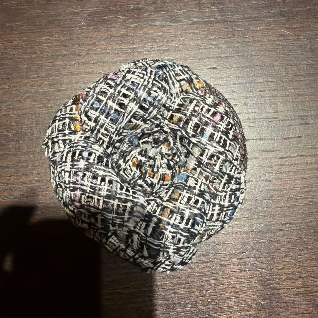 チ*ズ様 CHANEL シャネル　ブローチ　ツイード　カメリア