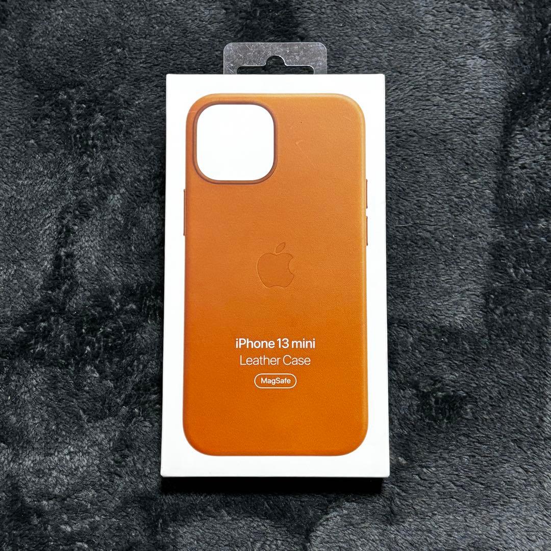 iPhone 13 mini Leather Case ゴールデンブラウン