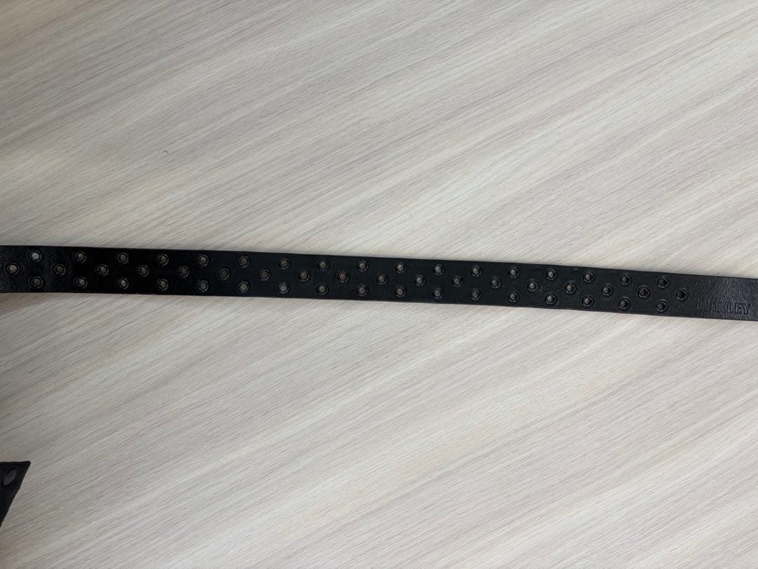 小物 oakley skull buckle belt