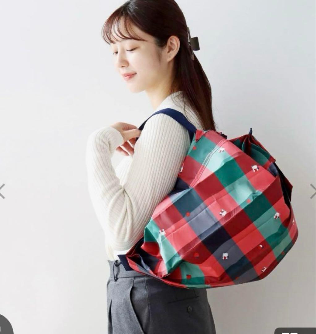 新品 Shupatto 保冷バッグ 20L familiar ファミリアチェック