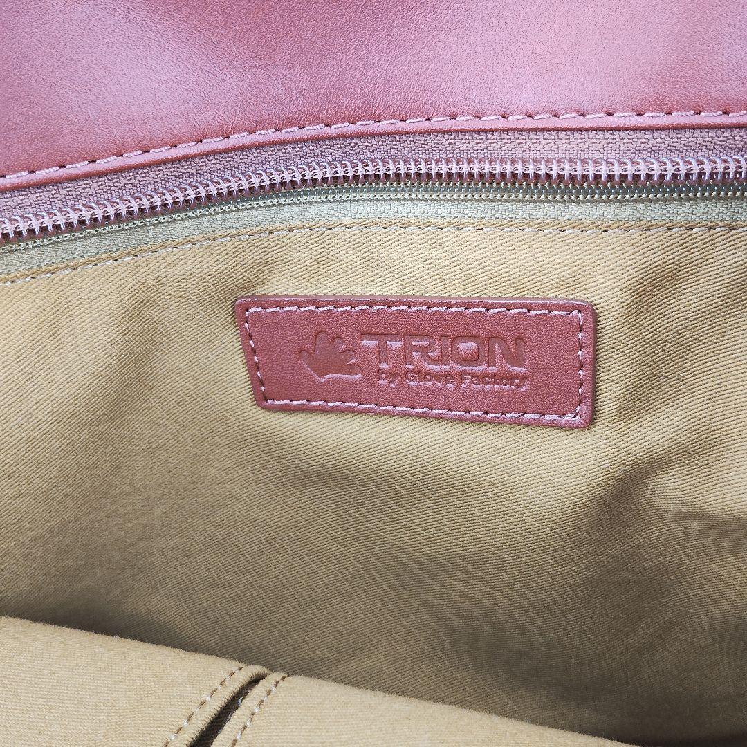 美品✨️トライオン パネルレザー トートバッグ パッチワーク レザー A4可