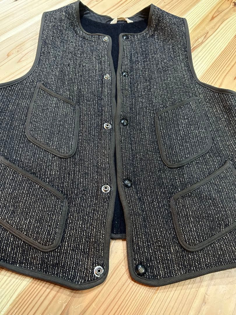 ４０年代　ブラウンズビーチ　ベスト　brown’s beach ビッグサイズ