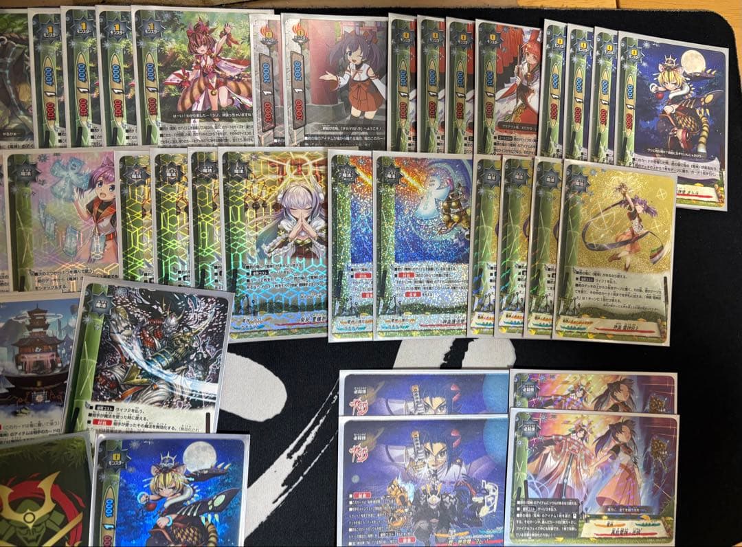 バディファイト　電神デッキ　スリーブ付き