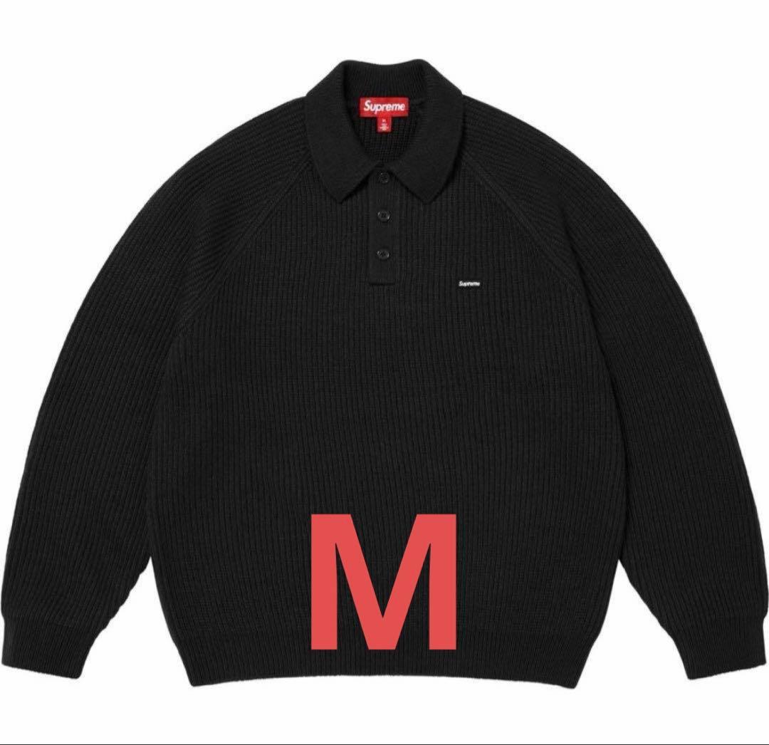 トップス Supreme Small Box Polo Sweater Black M