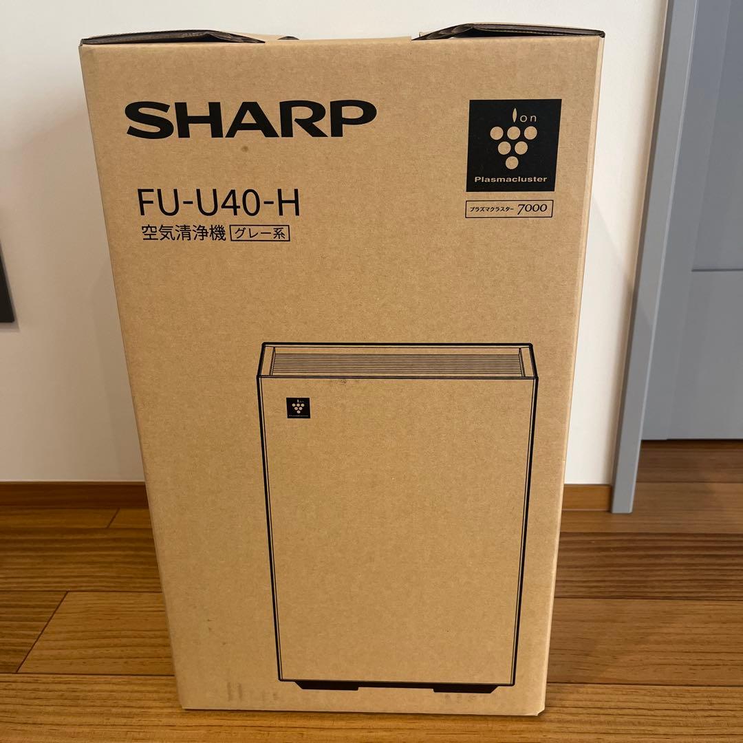 SHARP FU-U40-H 空気清浄機　グレー系
