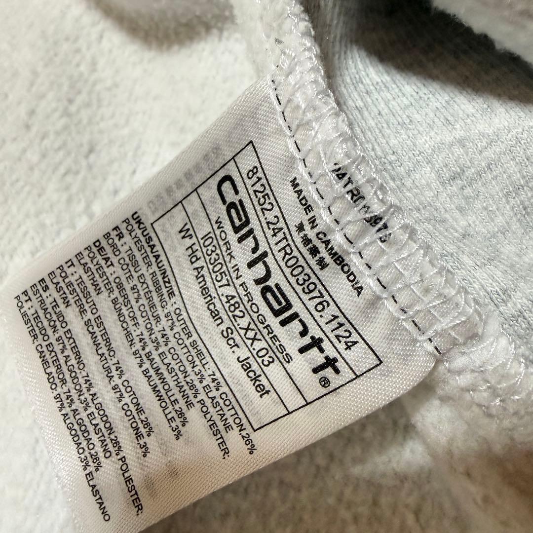 トップス Carhartt HOODED AMERICAN SCRIPT JACKET