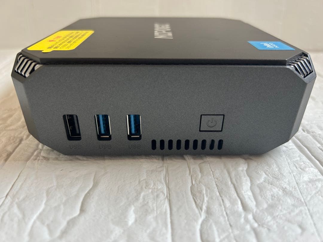 一点限り❣️ミニpc n100 高速動作　最大3.4GHz 4C4T 小型pc