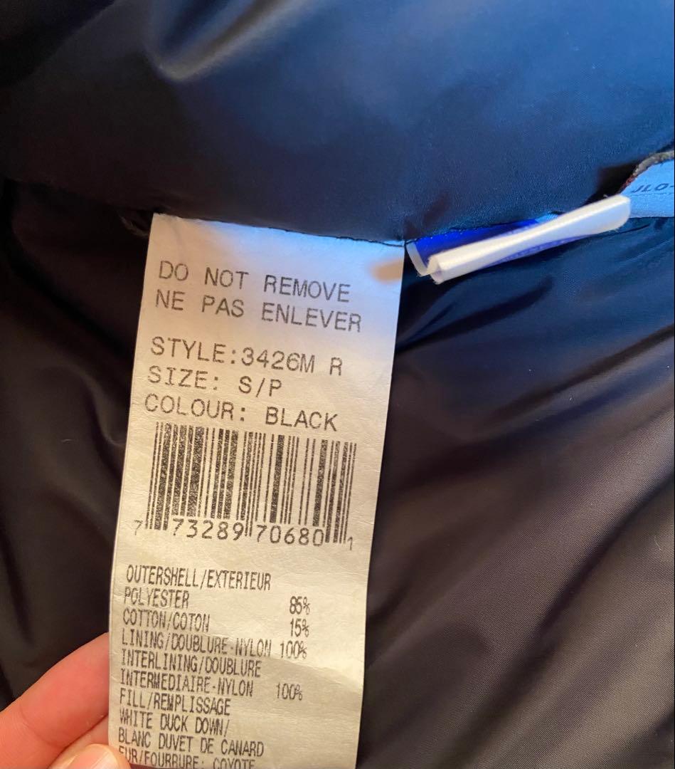 5％off   ダウンジャケット ブラッ クS