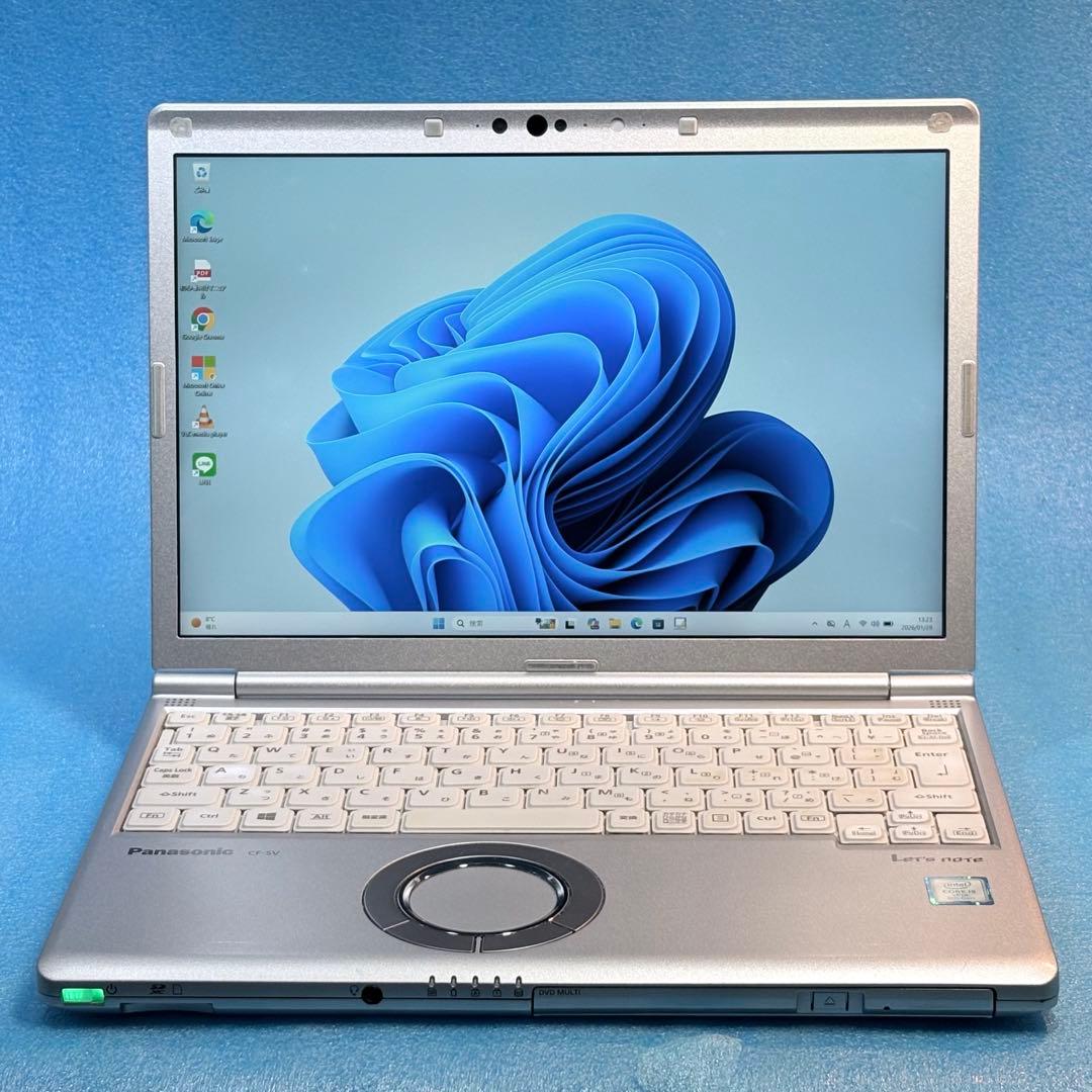 【軽量987g】Windows11ノートパソコン。DVDドライブ付レッツノート