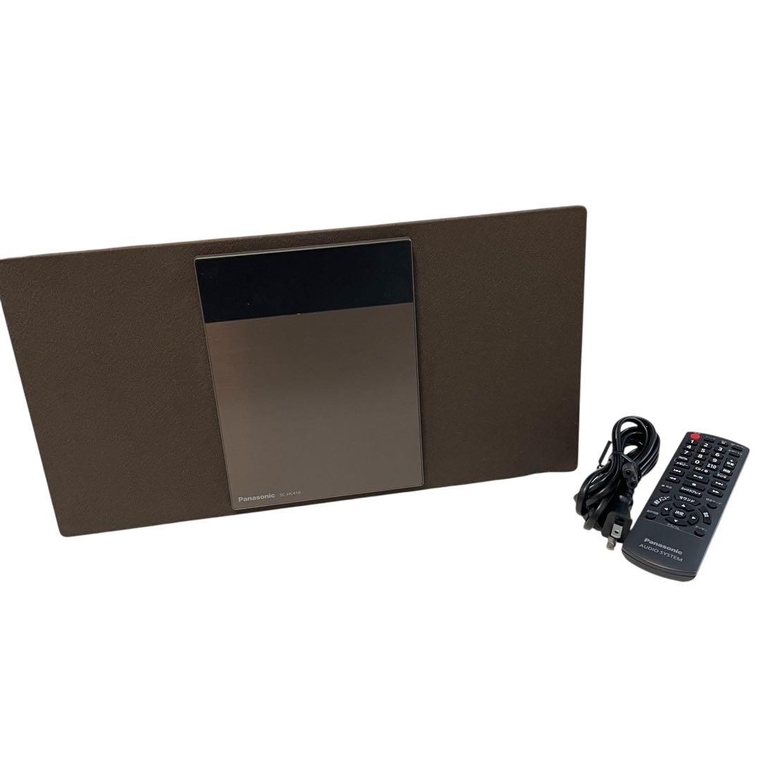 【美品/リモコン有】パナソニックSC-HC410-T 高性能ミニコンポCD5枚