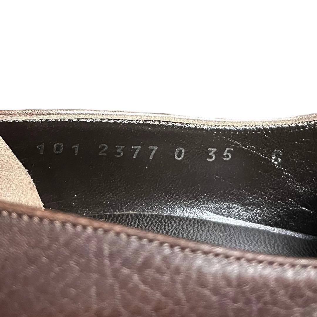 美品 GUCCI グッチ ホースビット ヒール パンプス レザー チャンキー