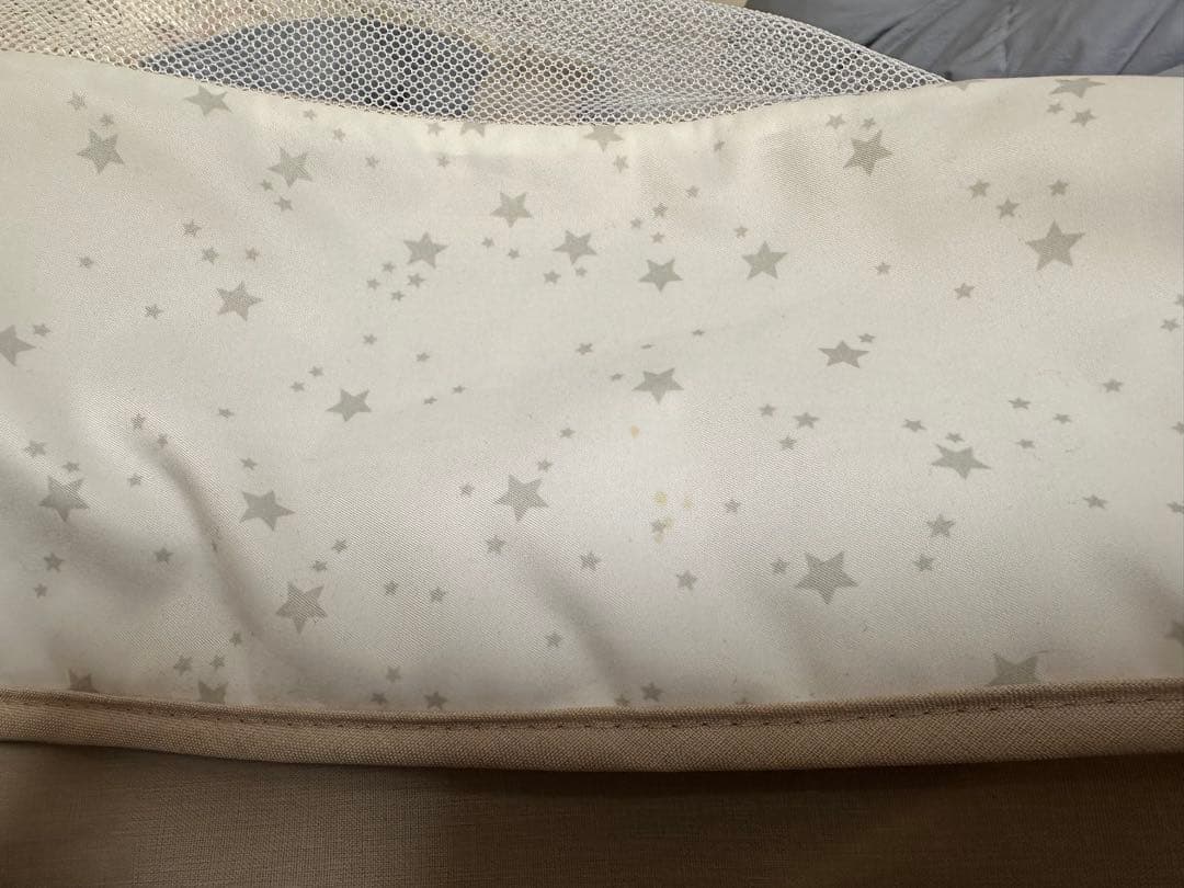 HZDMJベビーベッド　カーキ(ベージュ)