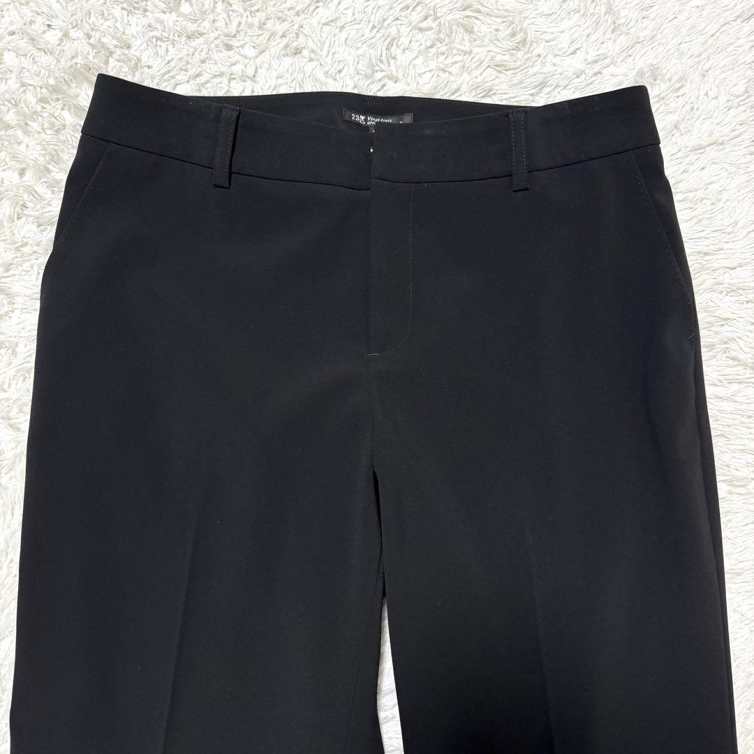 極美品　大きいサイズ　23区　パンツ　スーツ　ビジネス　セットアップ　44 黒
