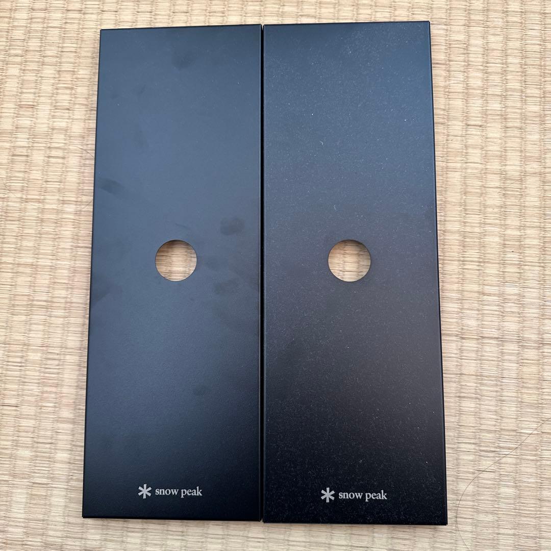 新品 スノーピーク リッドトレー ハーフユニット ブラック IGT 限定 2枚