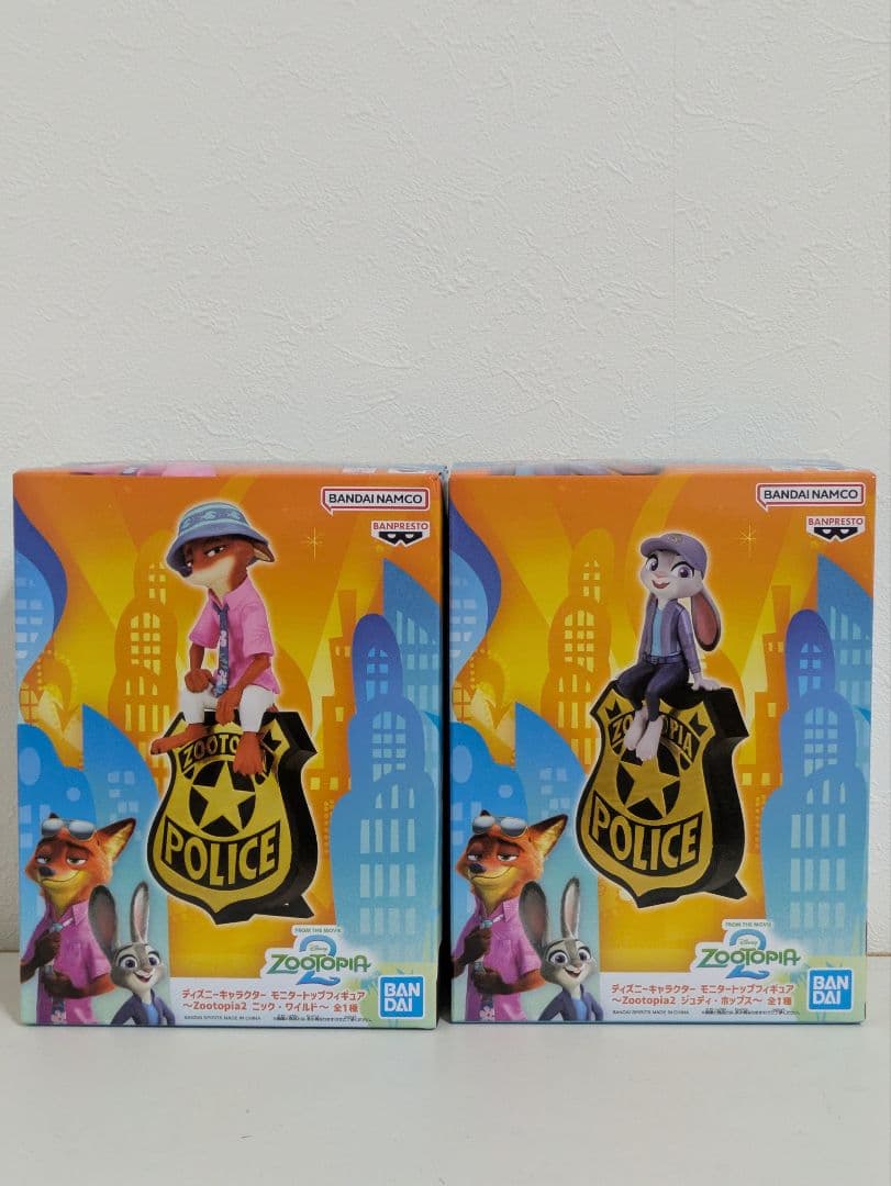 ズートピア フィギュア 1番くじ ニック ジュディ