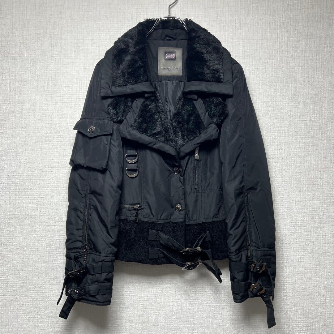 クリスチャンディオール フライトジャケット ミリタリー調 中綿 グランジ y2k