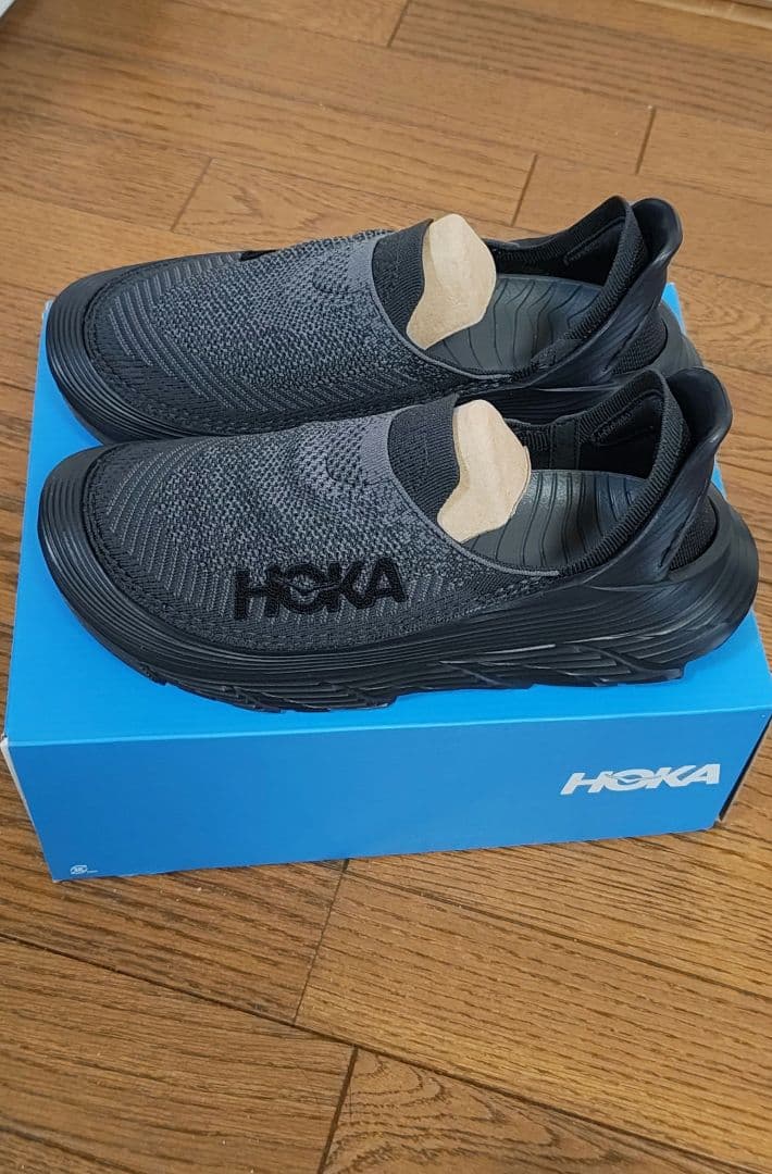 【HOKA】 U RESTORE TC ブラック 27.0cm