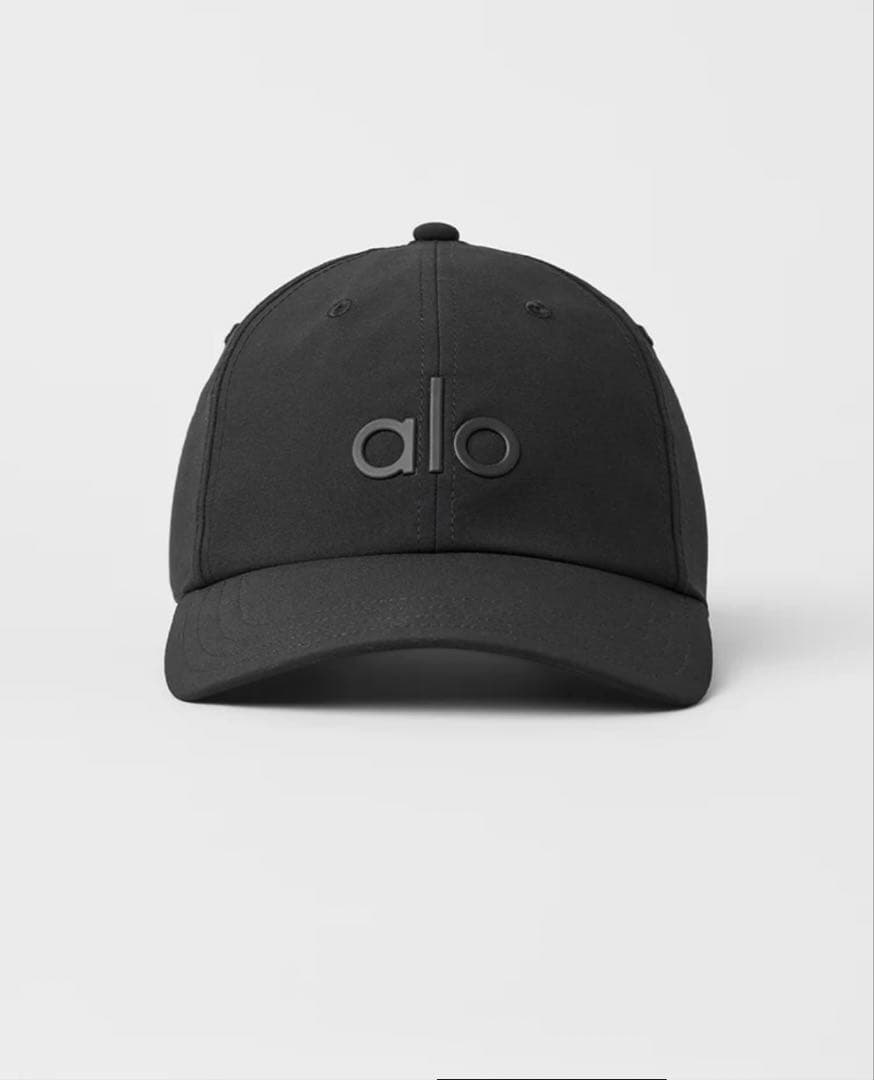 alo ブラックキャップPerformance Off-Duty Cap