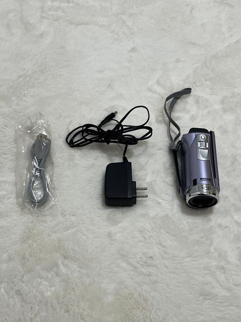 美品　JVC Everio GZ-HM33 パープル ビデオカメラ