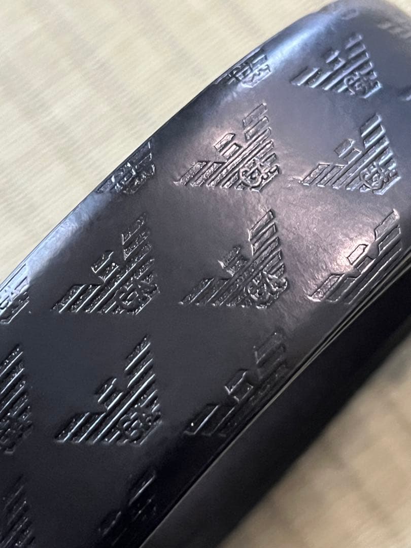 “美品” EMPORIO ARMANI レザーベルト　ブラック