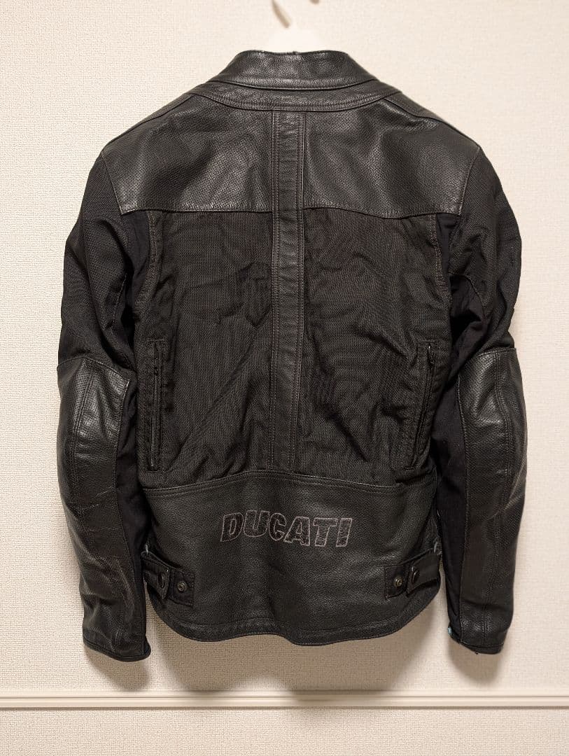 DUCATI ライダースジャケット L ロゴ プロテクター メッシュ ツーリング