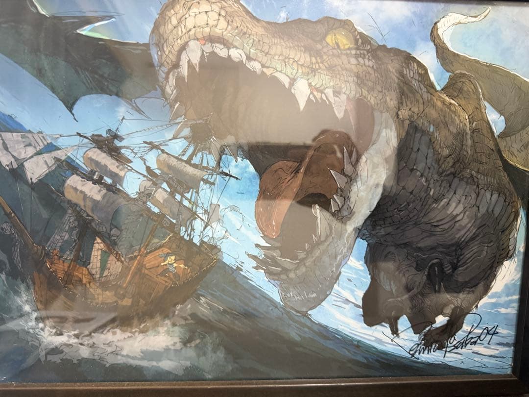 出水ぽすかｘヴィレッジヴァンガード　複製原画 直筆サイン・シリアルナンバー入り