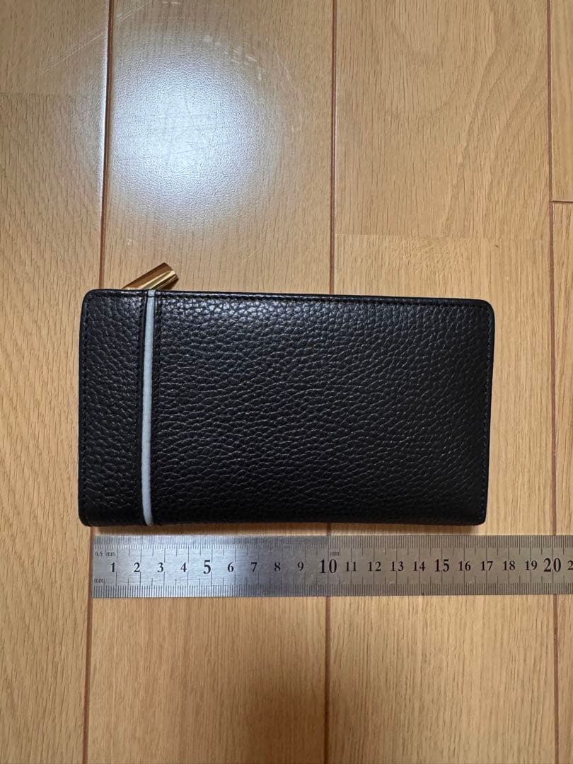 alfredoBANNISTER 黒 レザー 長財布 シンプルデザイン