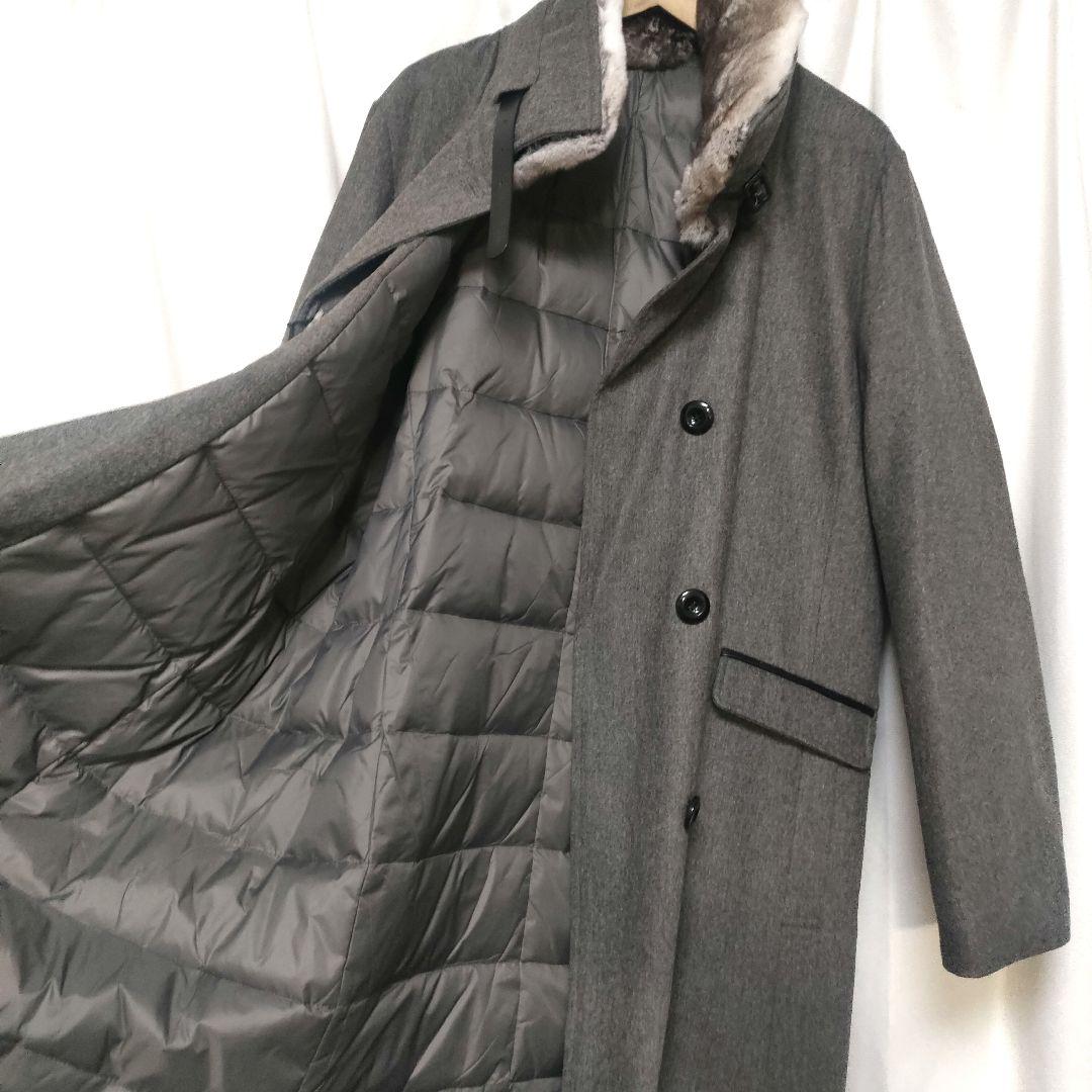 【未使用品】DAMA Collection ダウンコート オリラグ ファー付き