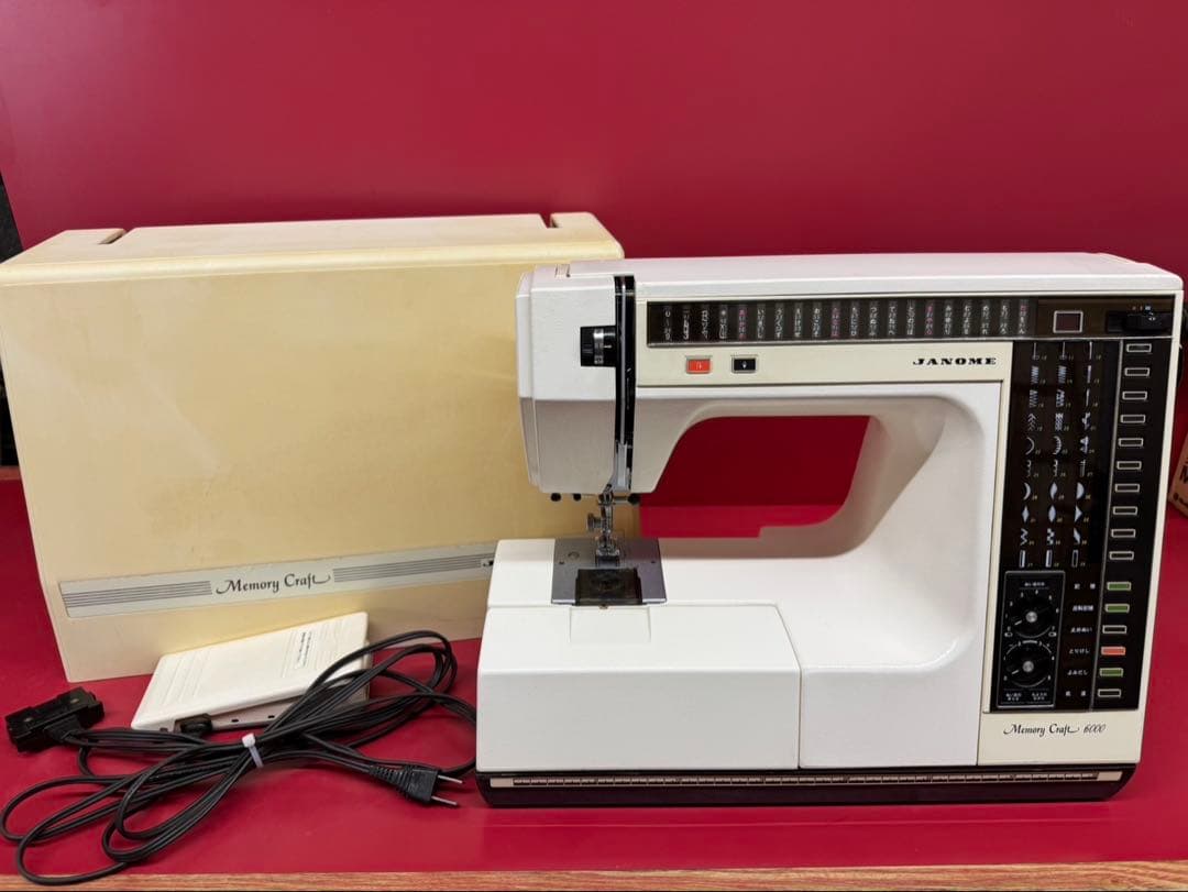 ジャノメミシン美品メモリークラフト6000 JANOME MemoryCraft