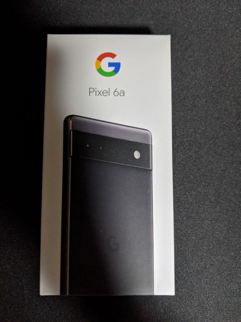GooglePixel6a チャコール クリアケース付き
