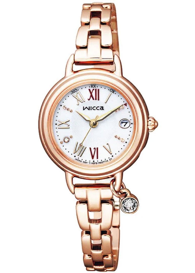 Wicca ソーラー式電波時計 KL0-561-15