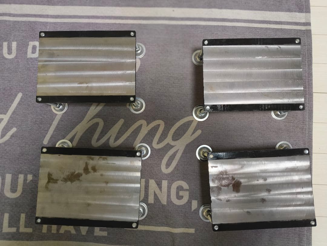 アライメント測定器具用定盤 4台セット ホイールアライメント/調整式/水平だし