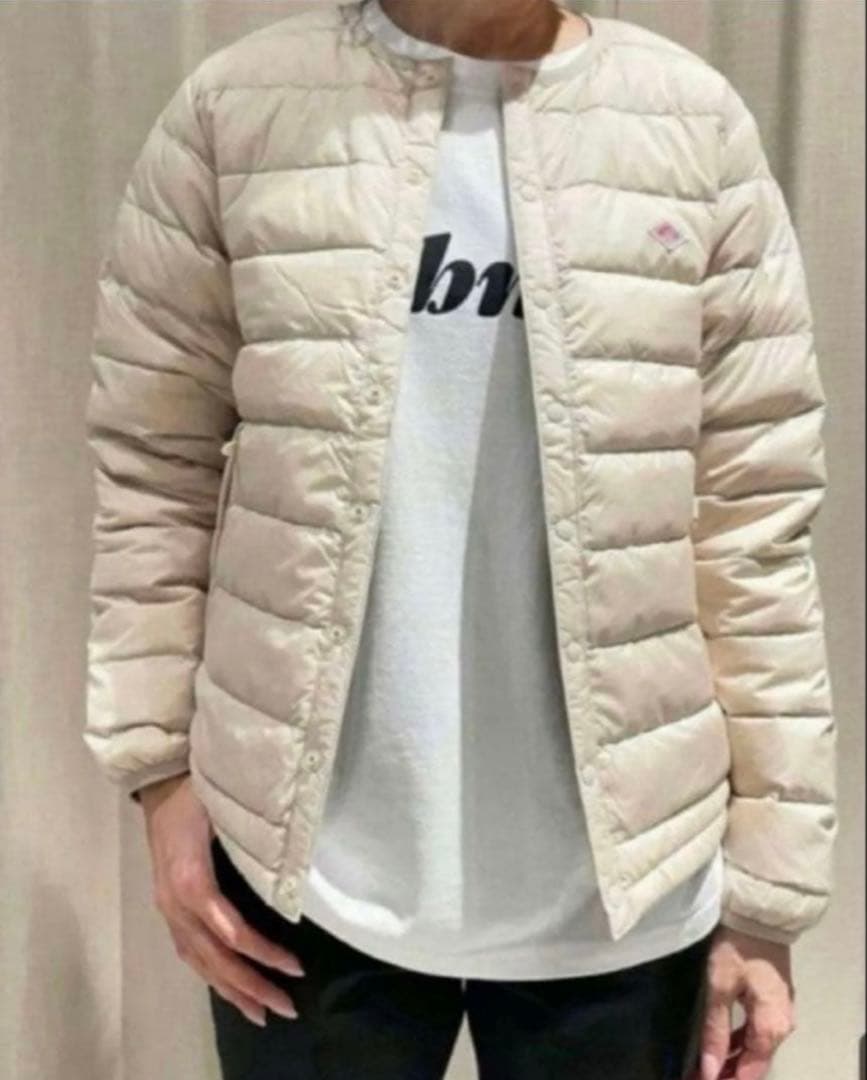 ダントンダウン　オイスターホワイトS 36インナーダウンジャケット