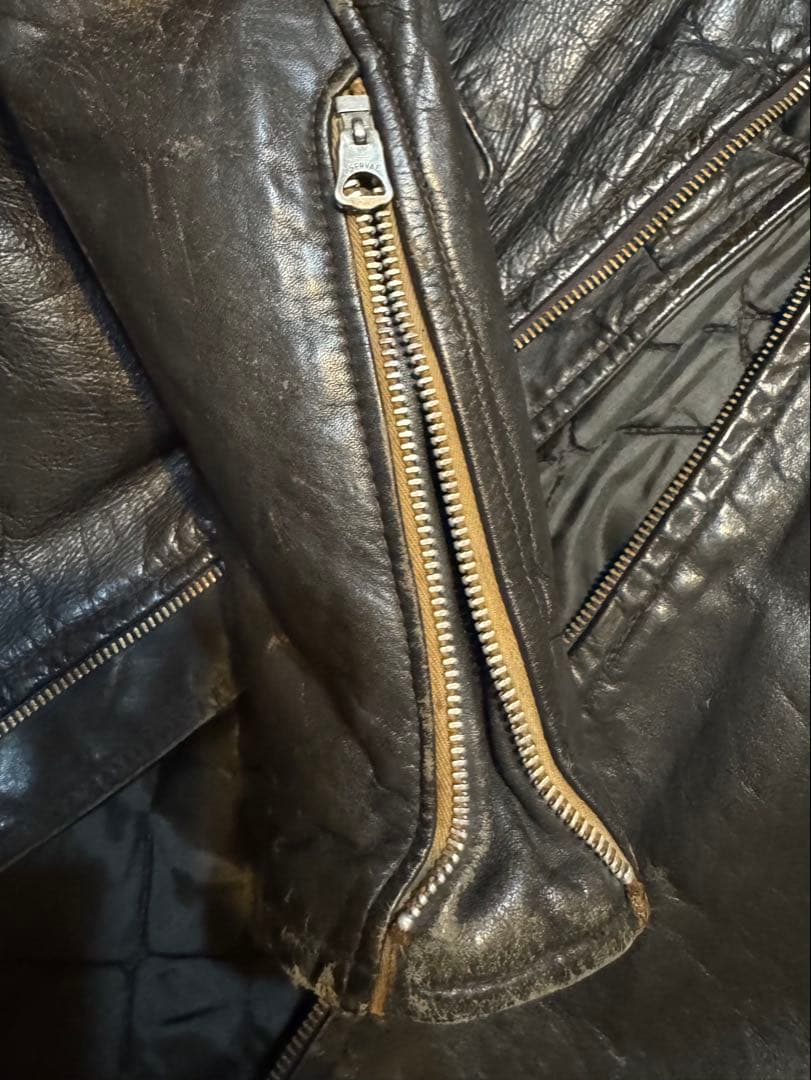 60年代 シングルライダースジャケット ショット schott Lewis 40