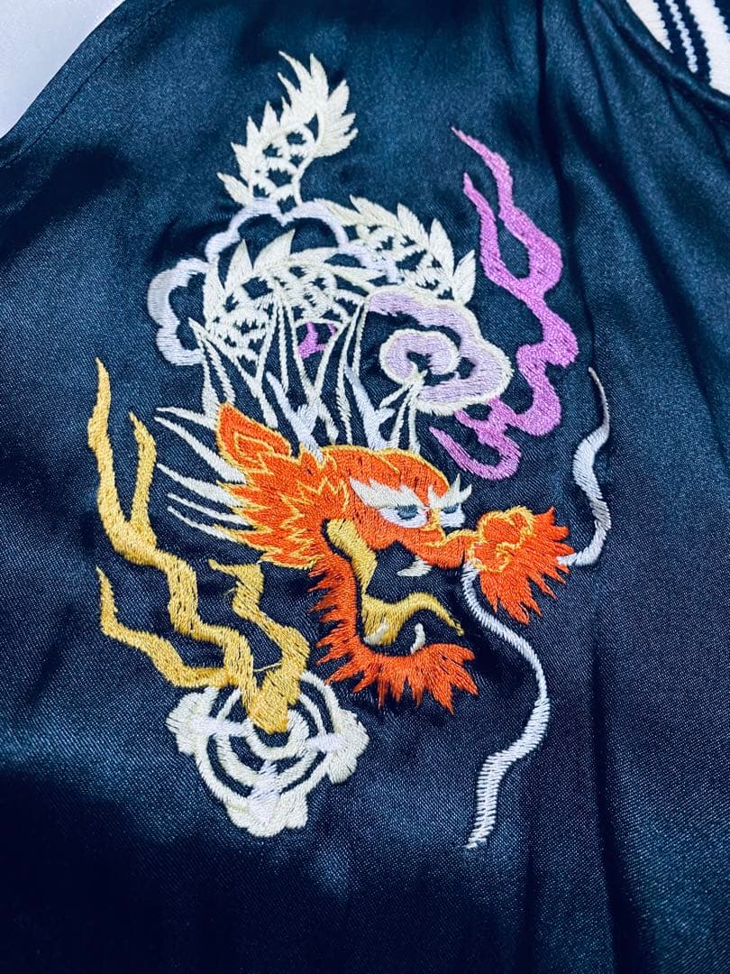 Humber 日本限定 2面用 虎龍 サテン unisex vintage