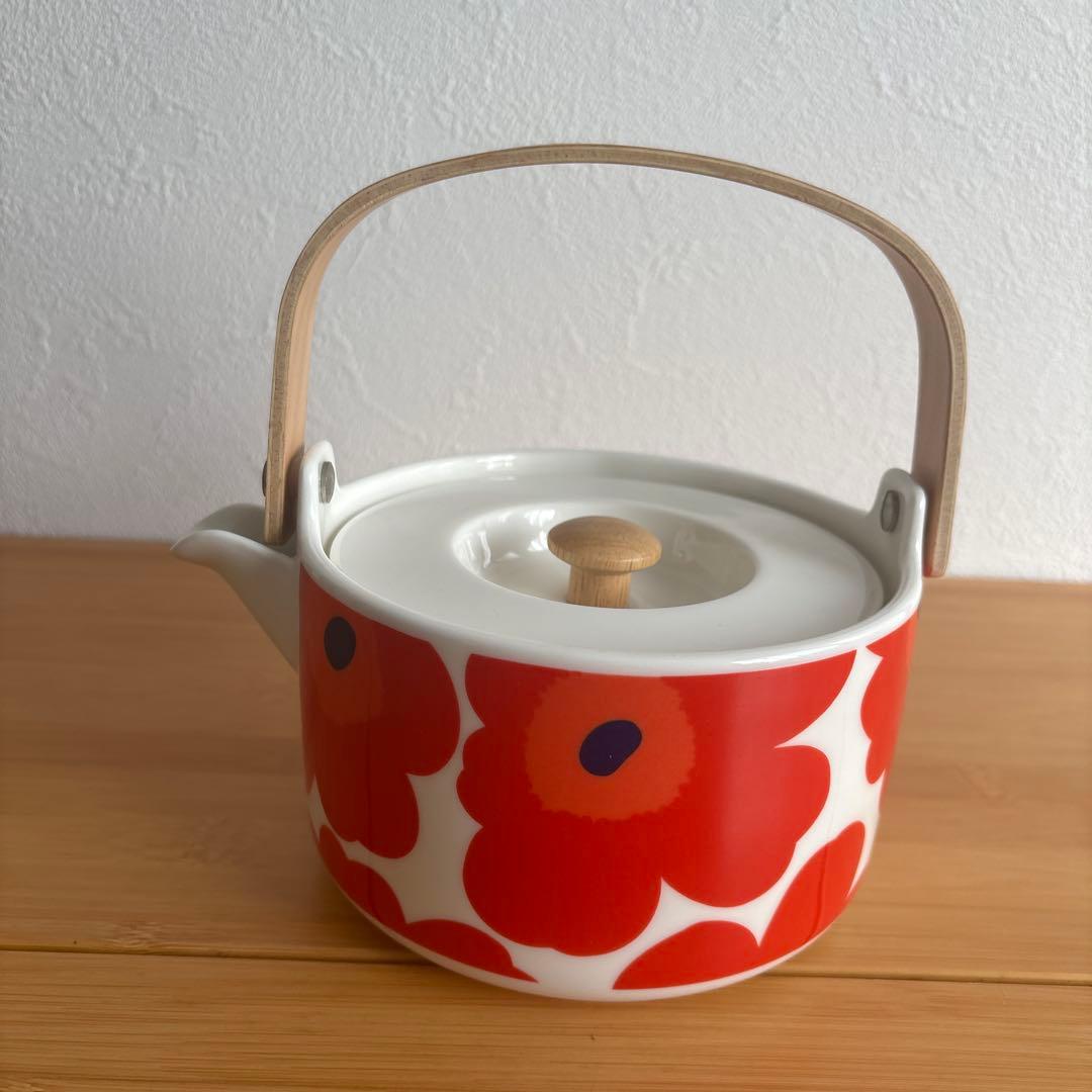 未使用　MARIMEKKO UNIKKO TEA POT 700ml ウニッコ