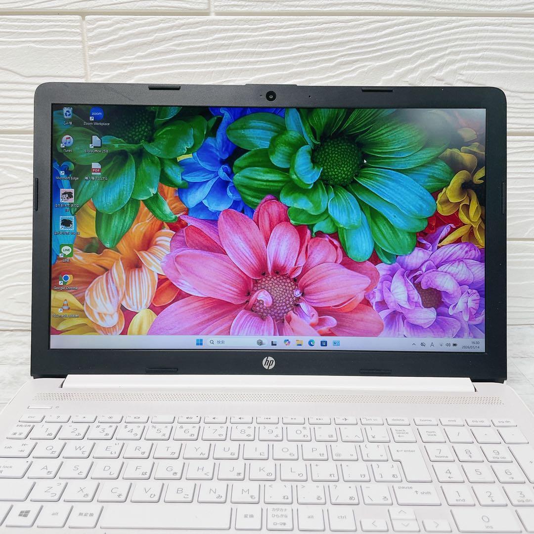 爆速SSD✨windows11 ノートパソコン✨フルHD カメラ DVD hp