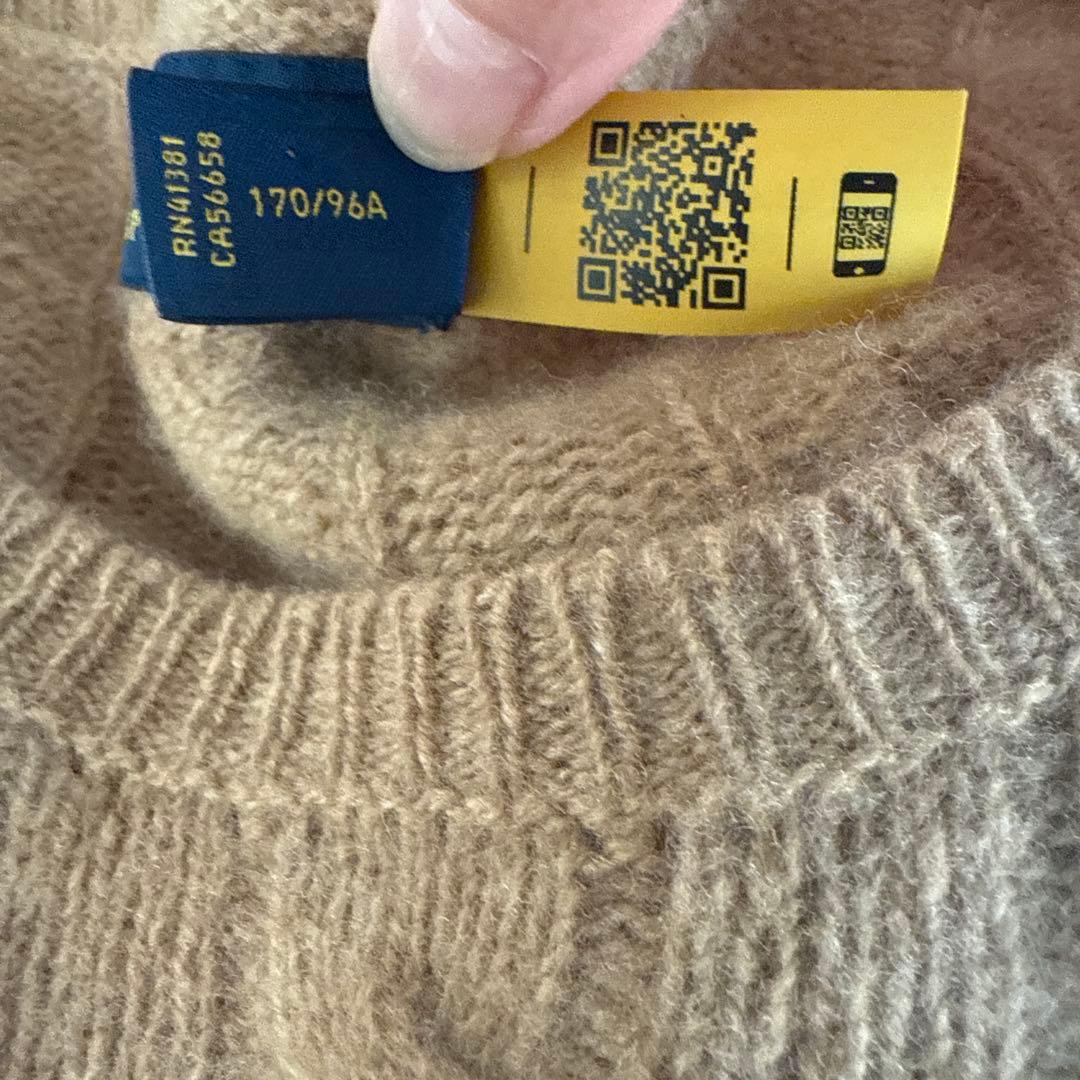 Polo Ralph Lauren ケーブルニットセーター ウールカシミア混