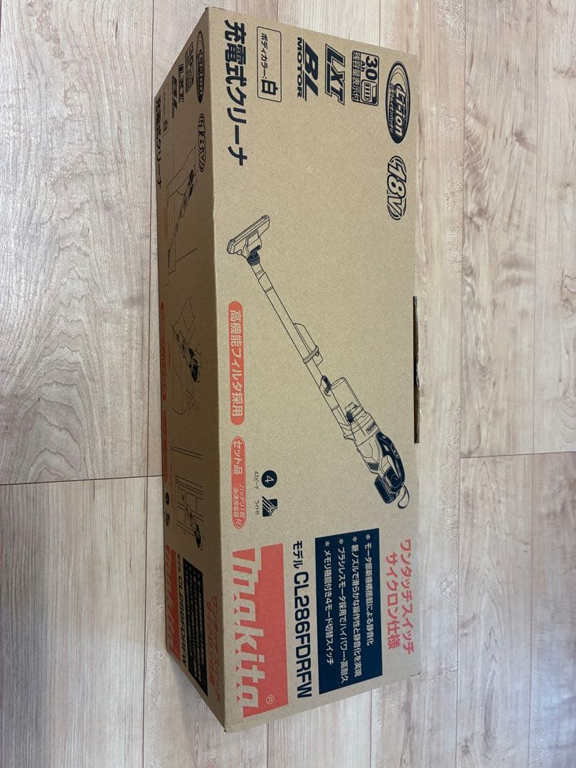 【新品未使用】マキタ コードレススティッククリーナー CL286FDRFW