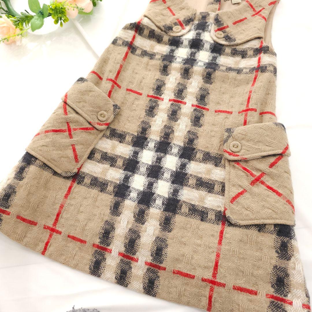 BURBERRY バーバリー 豪華 チェック コート ワンピース セット 110