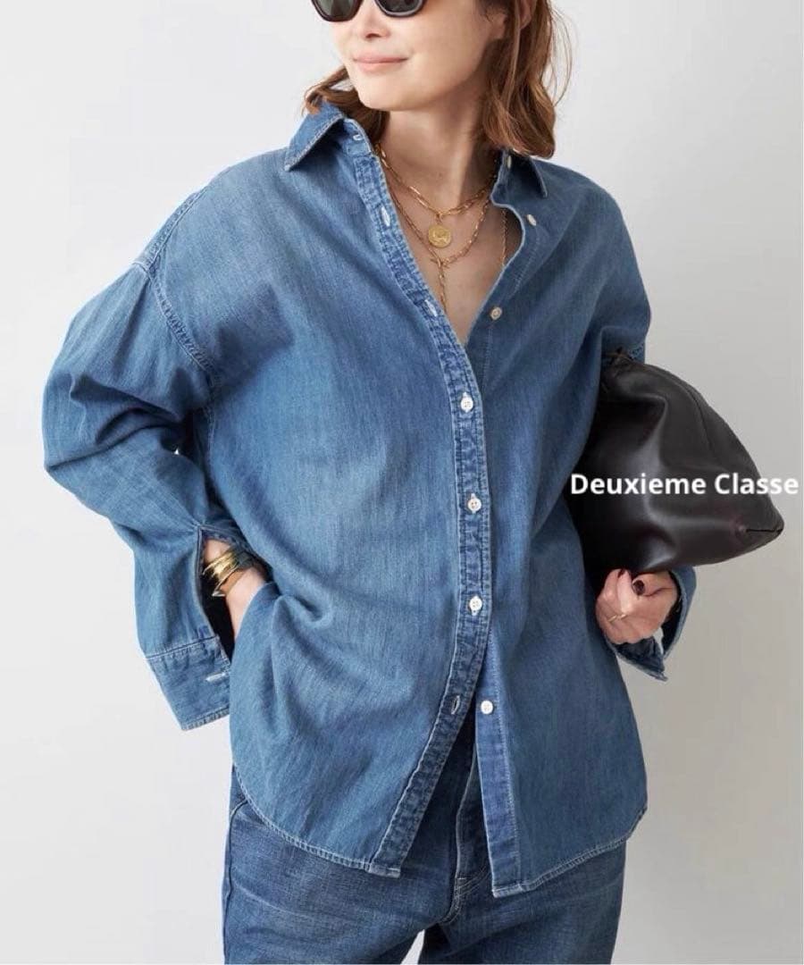 新品 Deuxieme Classe Lee 追加 Lee デニムシャツ