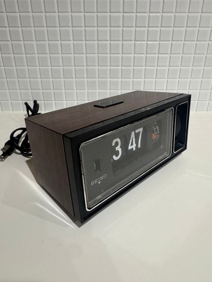 【レア】セイコー SEIKO DP674B パタパタ時計 目覚まし時計 レトロ