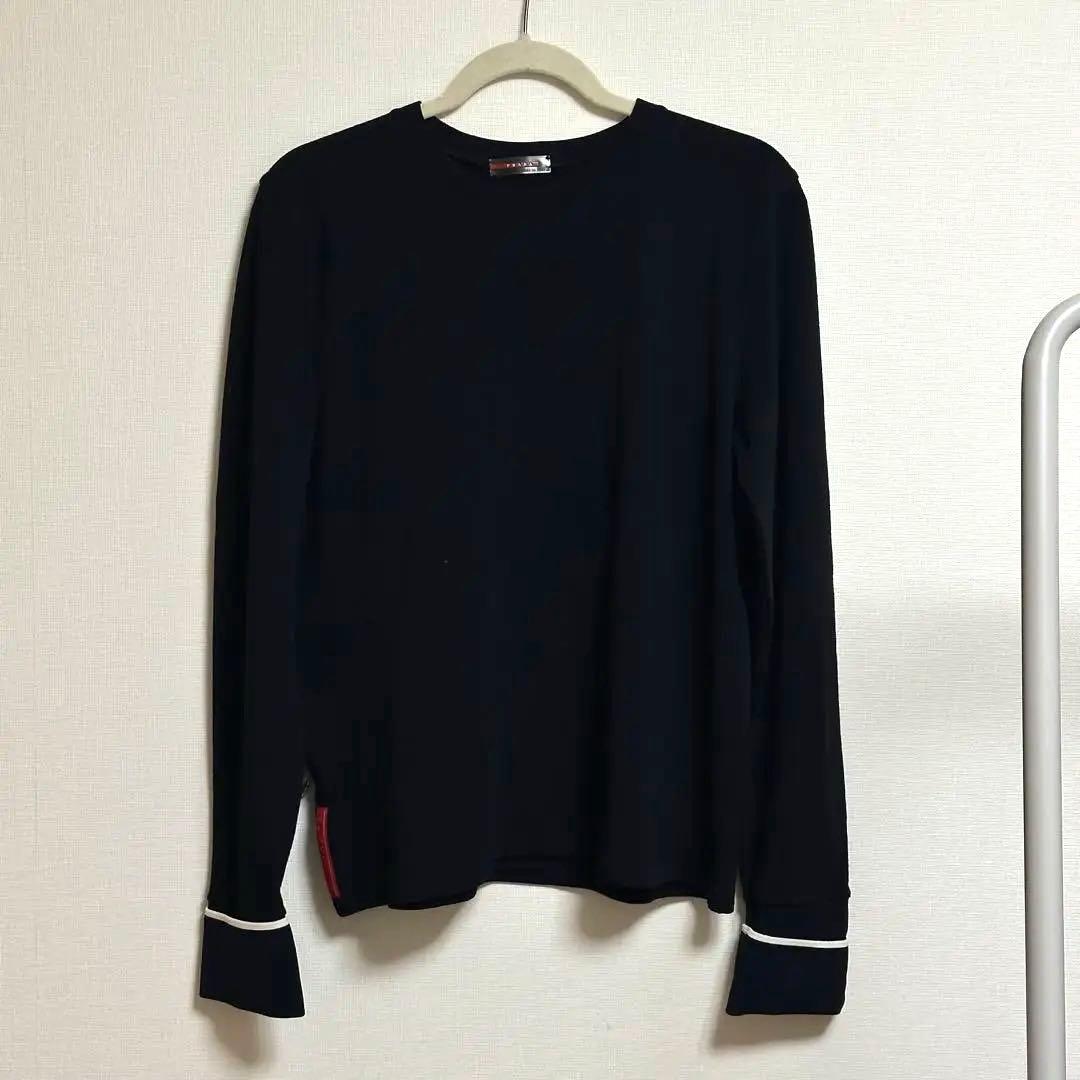 PRADA SPORT プラダ スポーツ ニット Tシャツ 長袖 Mサイズ
