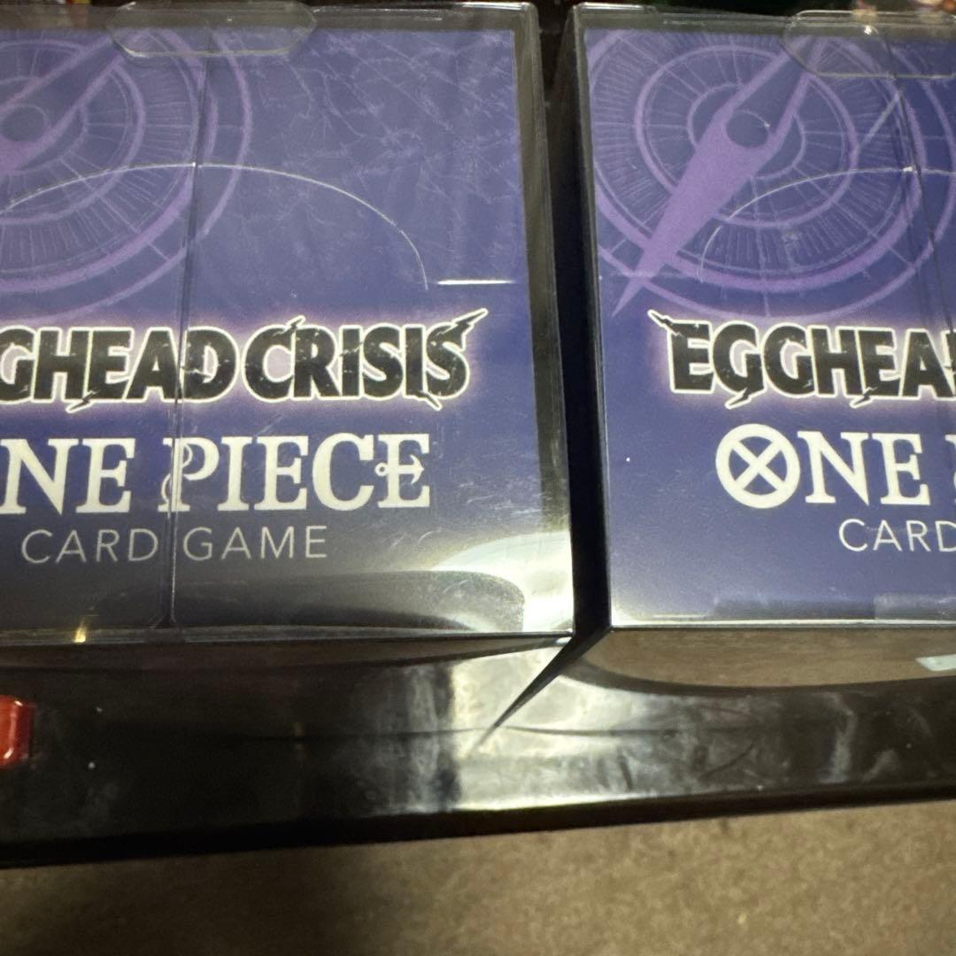 プラケース入り　新弾　ワンピース egghead crisis box 未開封