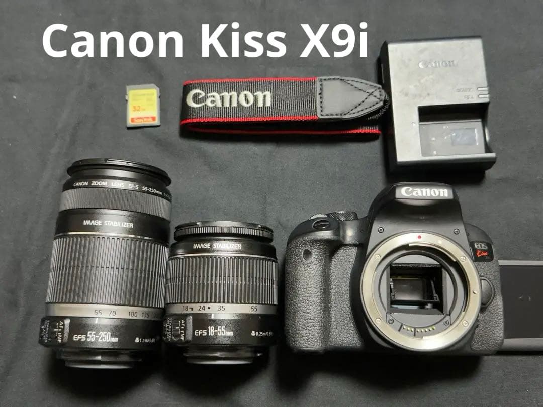 Canon EOS Kiss X9i ダブルズームレンズセット