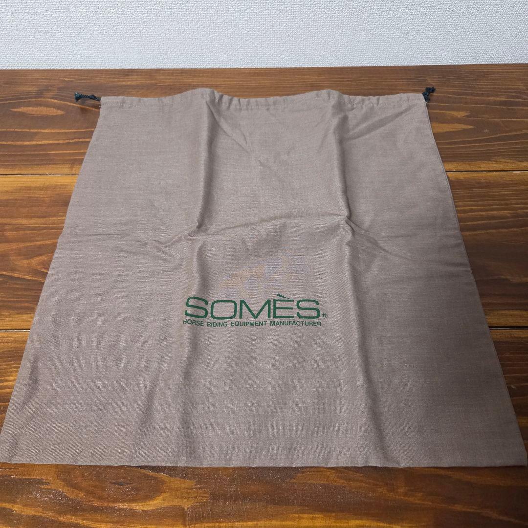 美品 ソメスサドル 馬蹄ベルト 黒 サイズ91cm 保存袋セット