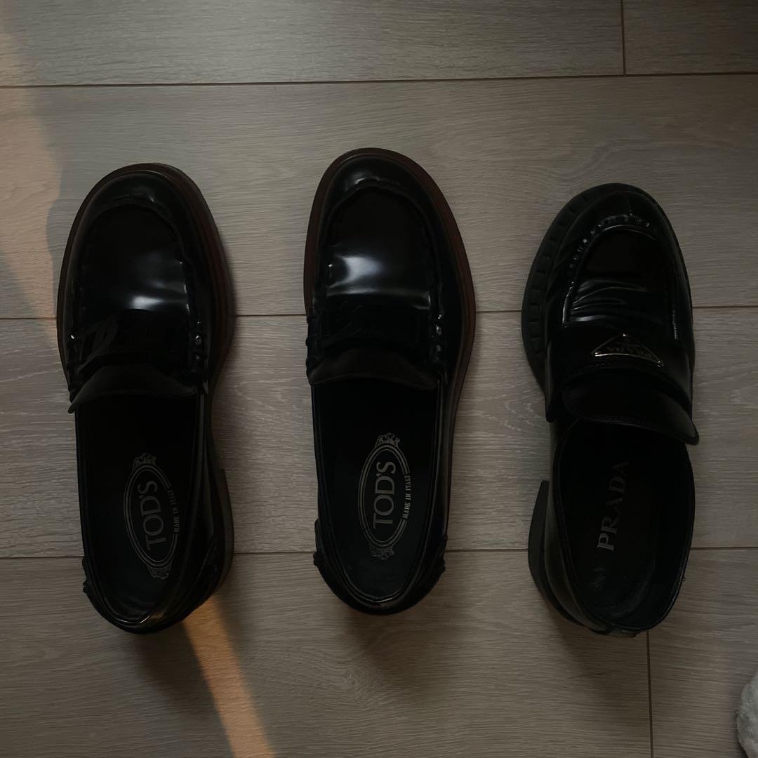 TOD'S ブラックローファー　37.5