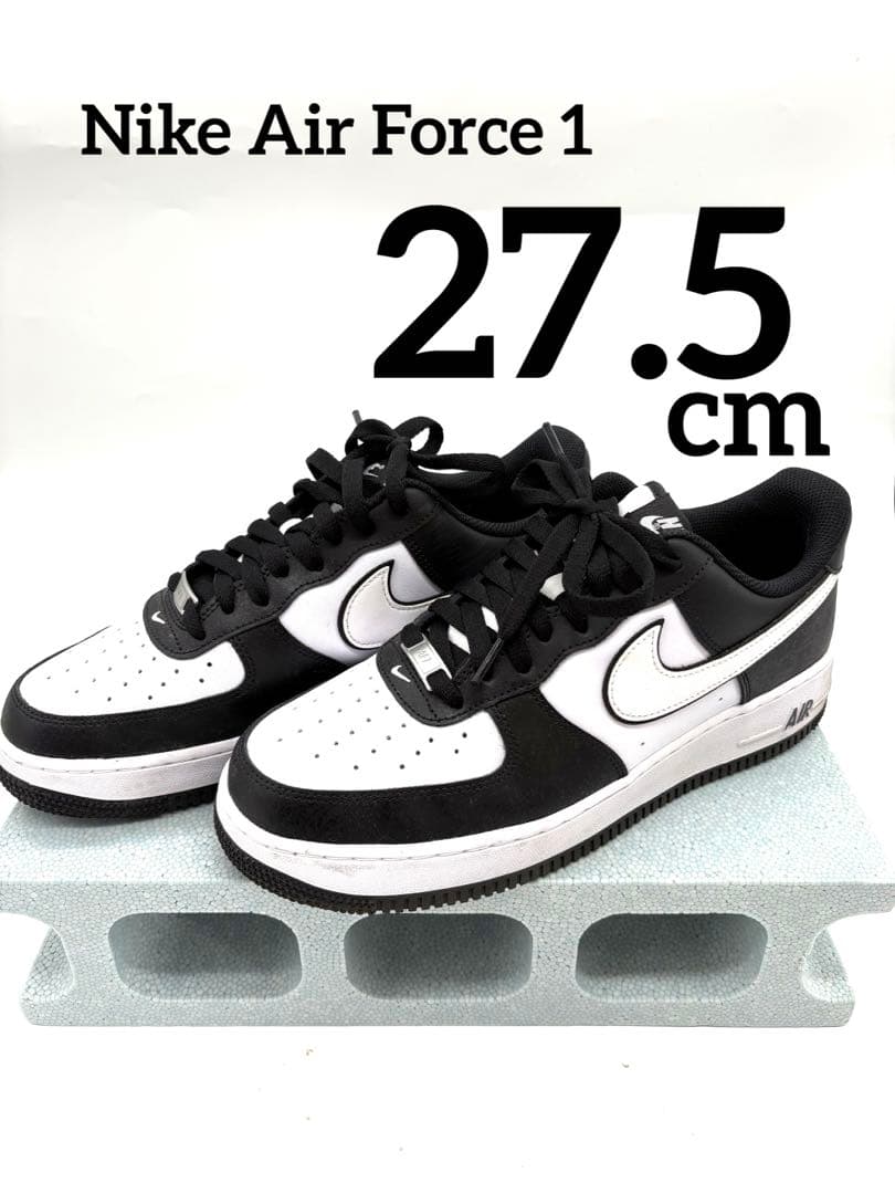 【美品】Nike Air Force 1 ホワイト/ブラック 27.5cm